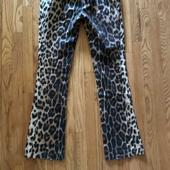Altuzarra IT 40 US 4 cheetah pants slight flare inseam 32” great pre owned cond - Picture 7 of 10